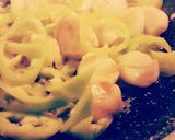 A picture of step 12 of Spaghetti with Shrimp and Scallops in Garlic Butter Sauce.