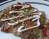 Foto del paso 6 de la receta: Pancakes salados con salsa oriental...🤔