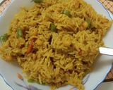 A picture of step 6 of Chana Dal Cooked with Rice.
