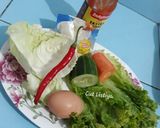 Foto langkah ke 1 dari resep Salad Sayur Pedas 🥗.
