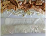 A picture of step 4 of Steamed Rice Noodle Rolls (Vegetarian).