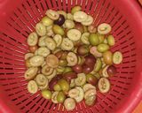 A picture of step 1 of Karonda khatta Meetha.