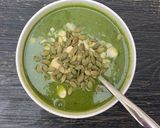 A picture of step 9 of Easy green vegetable lemongrass soup #vegan #vegetarian #gluten-free #paleo.