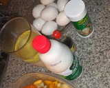 Foto del paso 1 de la receta: Budín integral de pera y duraznos mix de semillas y fruto secas