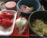 Foto del paso 1 de la receta: Hamburguesa con jamón