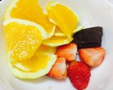 Hình bước làm 1 của món Sinh tố vị chocolate