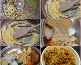 A picture of step 1 of Undhiyu.