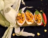 A picture of step 5 of Jacket Potatoes with Buttery Corn Chaat Stuffing.
