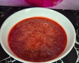 Une image de l'étape 3 de Coulis de fraises.
