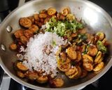 A picture of step 4 of Ivy gourd,groundnut subji.