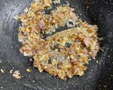 A picture of step 1 of Chana Masala.