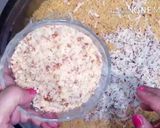 A picture of step 5 of Rajasthani churma laddu.