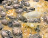 A picture of step 4 of Oyster Omelet.