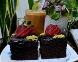 عکس مرحله 1 از دستور کیک خیس شکلاتی