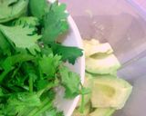 A picture of step 2 of Avocado Peanut Pesto.