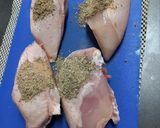A picture of step 1 of Chicken and Sweet Potato Soup.