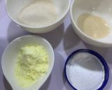 A picture of step 2 of Masa /Waina (Rice pancake).