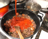 Foto del paso 6 de la receta: Fusilli variado de verduras y huevo a la boloñesa