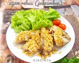 Foto langkah ke 4 dari resep Ayam Rebus tabur bawang putih (Pekcamkee).