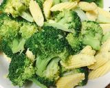 白醬德腸海鮮義大利麵的食譜步驟2照片
