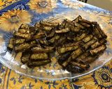 Une image de l'étape 10 de Frites d'aubergines au four aux herbes de Provence et épices.