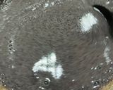 Foto langkah ke 3 dari resep 410. Mochi Tepung Ketan Hitam (masak teflon).
