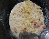 Foto langkah ke 2 dari resep Makaroni sosis keju saos carbonara.