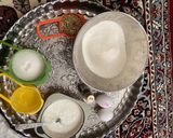 عکس مرحله 1 از دستور کیک کوییک میکس آجیلی