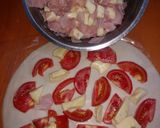 Foto del paso 1 de la receta: Tarta de jamón, queso, huevo y tomate