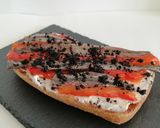 Foto del paso 6 de la receta: Tosta de pimientos asados y anchoas