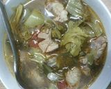 Hình bước làm 1 của món Canh cải chua nấu sườn