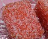 A picture of step 13 of Lamington cake Australian cake.