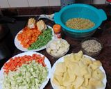 Foto del paso 1 de la receta: Potaje de lentejas con arroz