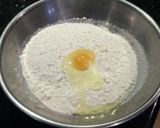 A picture of step 1 of Chinese dumplings.