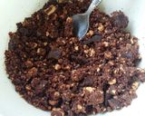 A picture of step 8 of Vickys Double Chocolate Honeycomb Cookies, GF DF EF SF NF.