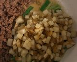A picture of step 4 of Easy Beef and Potato Bowl with Green Onion, Toasted Sesame Seeds, and Spicy Chili Crisp.