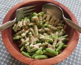 Foto del paso 3 de la receta: Ejotes en microondas con aderezo de tahini y mostaza