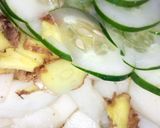 A picture of step 1 of Cocumber, sweet melon juice.
