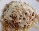 Bolognai spagetti teljes kiőrlésű tésztával recept fázis 5 fotója