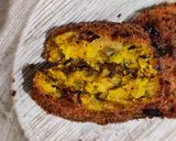 A picture of step 7 of Poha cutlets from leftover batata poha.
