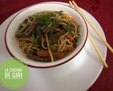 Foto del paso 2 de la receta: Lo Mein con Carne y Vegetales