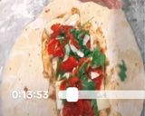 A picture of step 4 of Joeys Stromboli.