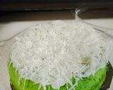 Foto langkah ke 7 dari resep Bolu Kukus Susu Pandan Keju.