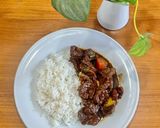 Foto langkah ke 4 dari resep Oseng Daging Sapi (daging sapi resep dari soto betawi).