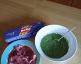 Foto del passaggio 2 della ricetta Spaghetti con pesto di rucola e bresaola