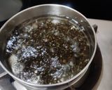 A picture of step 1 of Sour black beans.