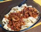 Foto del paso 5 de la receta: Calamares en tuco con fideos Calamares!