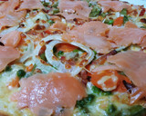 Foto del paso 4 de la receta: Pizza vegetal i salmó fumat