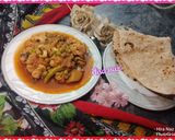 A picture of step 4 of Mix Vegetable Sabzi with Roti..