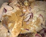 A picture of step 1 of Chicken pepper soup.